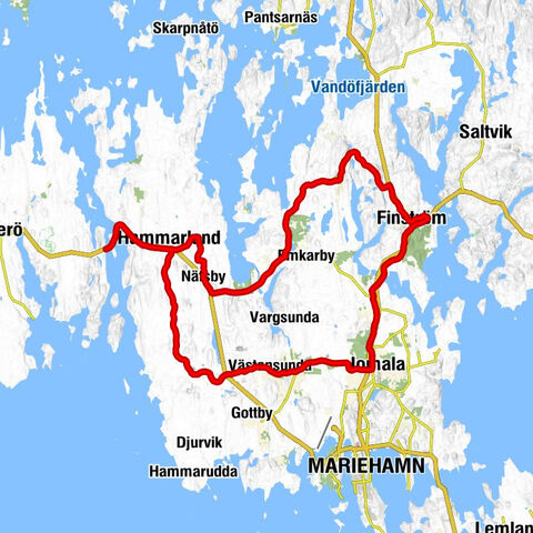 Öra - Hammarland - Finström - Jomala