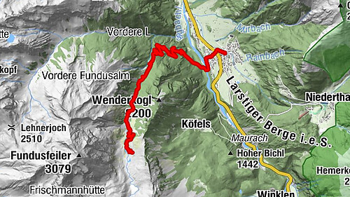 Hintere Fundusalm - Umhausen