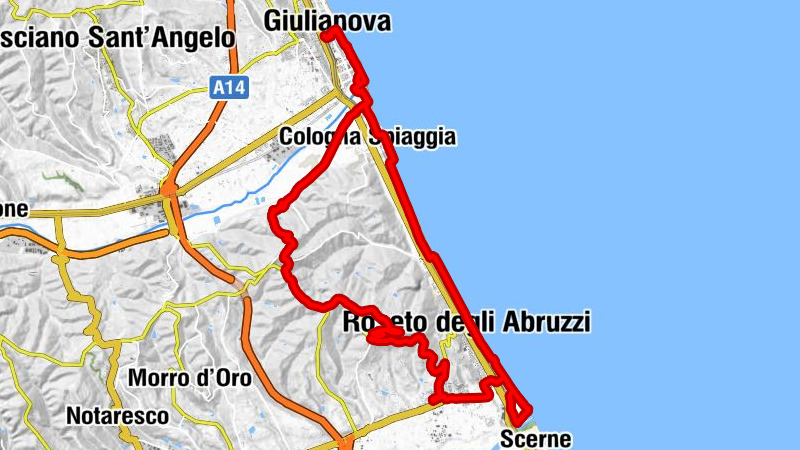 Giulianova - La Squolo - Roseto degli Abruzzi