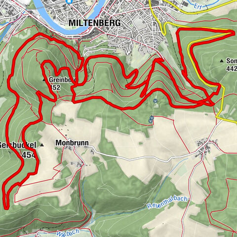 Mountainbike-Rundstrecke Miltenberg
