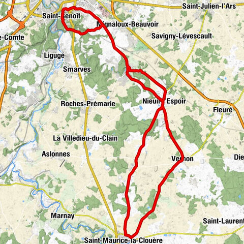 Poitiers - Église Saint-Gervais-et-Saint-Protais - Église Saint-Christophe - Église Saint-Martin et Saint-Fiacre