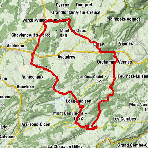 Gilley - Col des Äges - Église Saint-Martin - Chapelle du Sausset