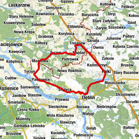 Dęblin - Michalinów - Ryki