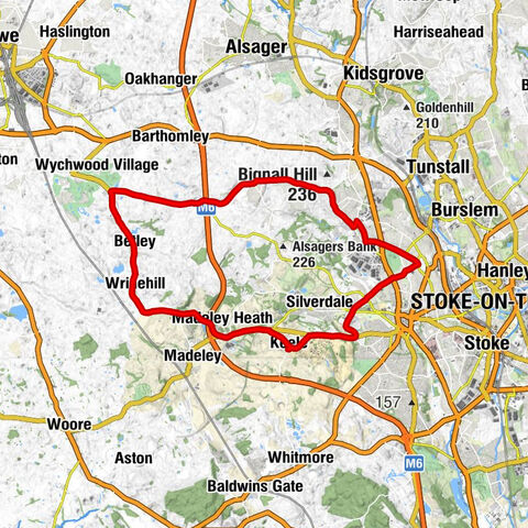 Keele - The Milehouse - All Saints Balterley - Newcastle-under-Lyme