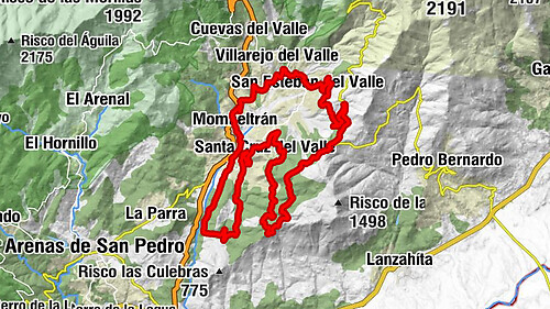 Mombeltrán - Puerto de Pedro Bernardo - Ermita de San Pedro Bautista - San Esteban del Valle