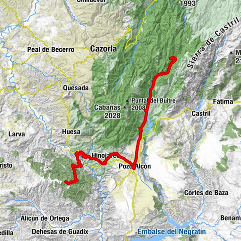 Huesa - Ceal - Barrio Bajo - Pozo Alcón