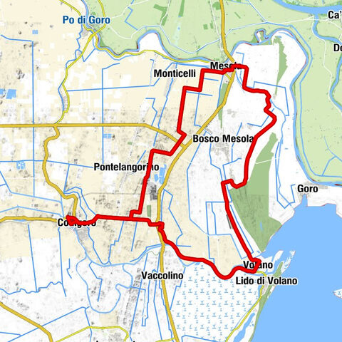 Codigoro - Pontemaodino - Volano