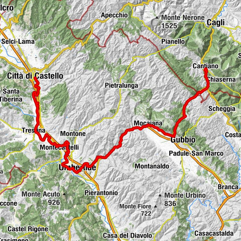 Città di Castello - Chiesa della Madonna della Reggia - Chiesa San Nicolo - Cantiano