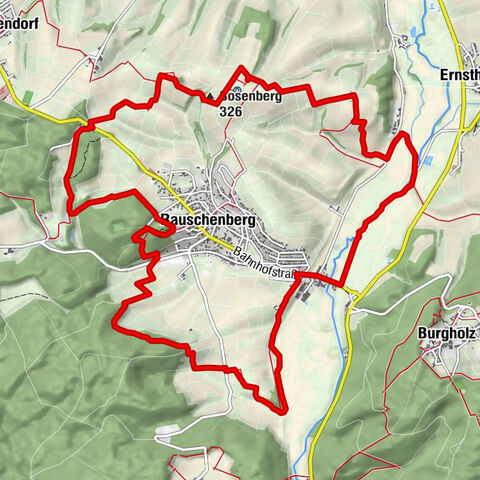 Panorama path around Rauschenberg