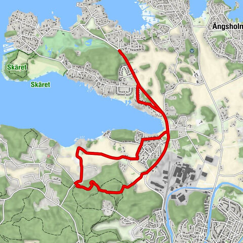 Eskilstuna kommun - Väsbyholm - Gullängen - Roxnäs