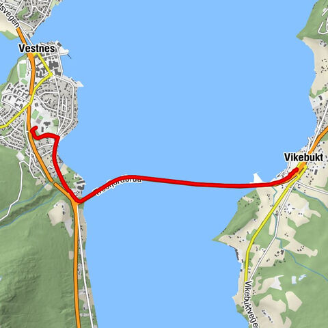 Vestnes - Remmem - Vikebukt