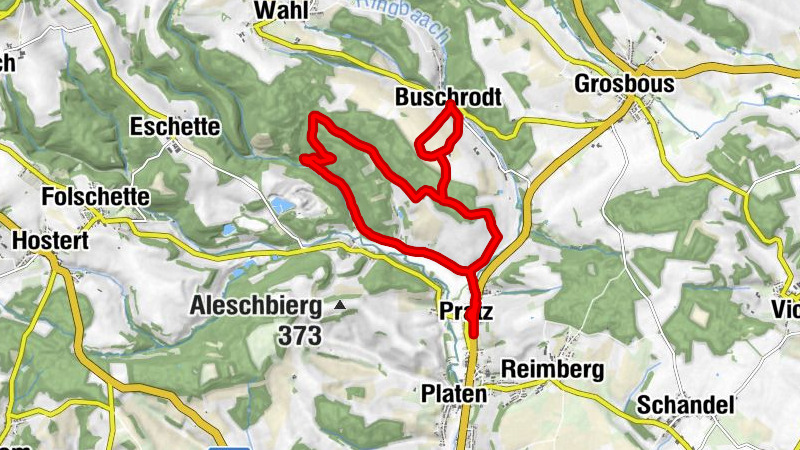 Buschrodt - Horass - Bettborn - Pratz