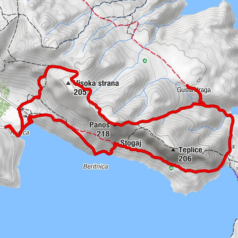 Metajna - Stogaj - Panos - Visoka strana
