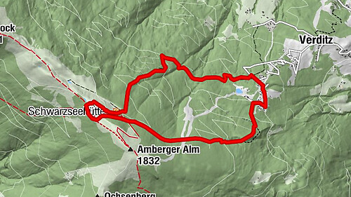 Schwarzsee circular hiking trail