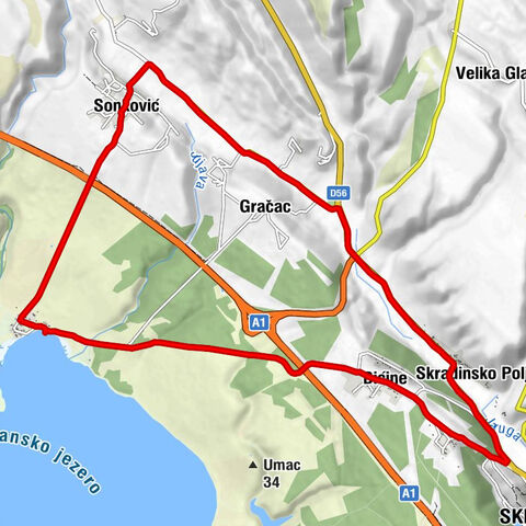 Kleine leichte Runde über Skradin