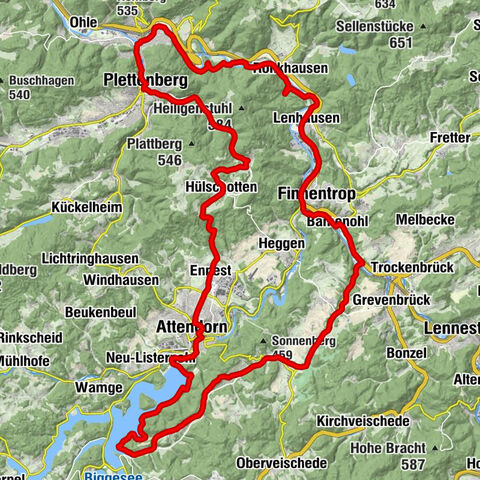 Plettenberg: Stadt-Land-Fluss Tour