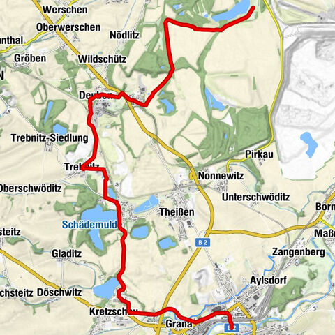 Recarbo Kohle-Rad- und Wanderweg