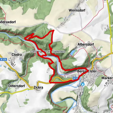 Rundwanderung "Zur Clodramühle" - Elstersteigen