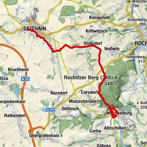 Via Porphyria - Etappe 10 (Wechselburg - Geithain)