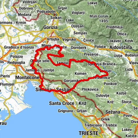 Carsus Trail - a long-distance trail through the Karst region of Slovenia and Italy