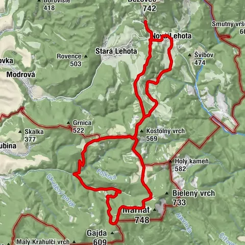 Bezovec - Marhát okruh