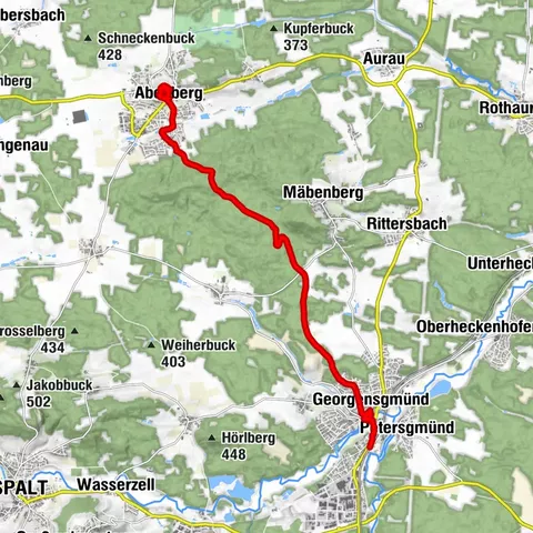 🥾Abenberg -> Georgensgmünd oder durch den Räuber- und Druidenwald