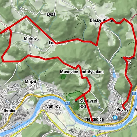Kozi Vrch und Blansko Wanderung und Übung Klettersteig (CZ)
