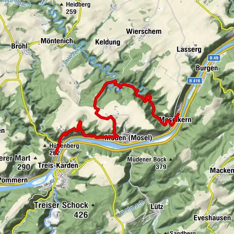 Moselsteig stage 20: Treis-Karden – Moselkern