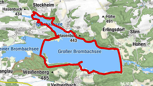 Rund um den Brombachsee