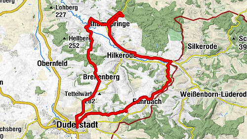 Duderstadt. Radtour zur Rhumequelle