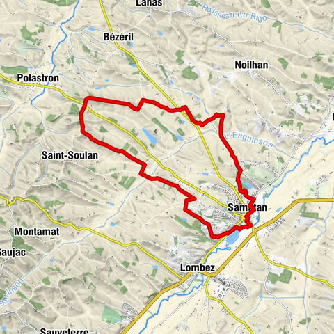 Samatan - Le circuit de la Trillote