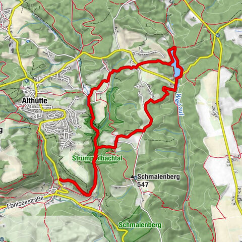 Klaffenbach durch das Strümpfelbachtal zum Ebnisee