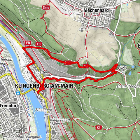 Klingenberg: Hiking Trail Schnepfe
