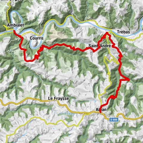 Tour du Tarn riding: Ambialet / Alban