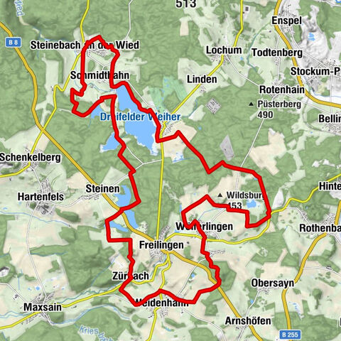Sieben Weiher Weg (Westerwald 31km)